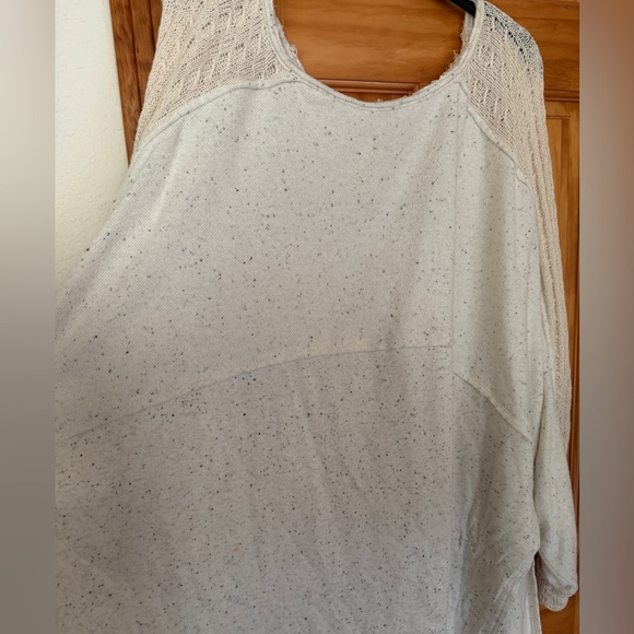 Free People My Girl Pullover Beige Ecru Size Medium - Picture 7 of 11